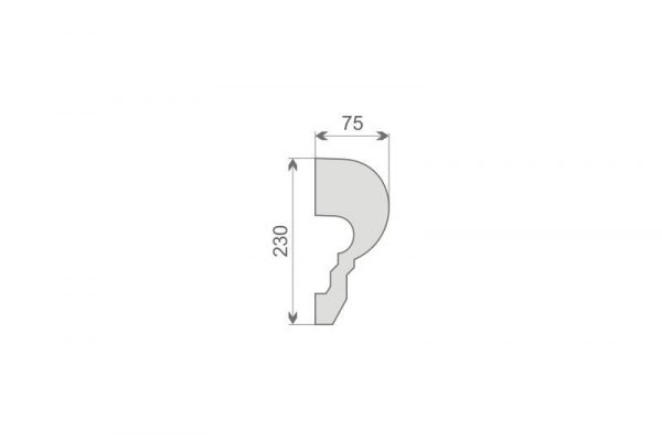 Schlussstein Stuck "Genua" Stuckversand