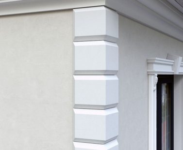 Bossensteine Gehrung Fassade "München" Stuckversand.com