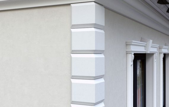 Bossensteine Gehrung Fassade "München" Stuckversand.com