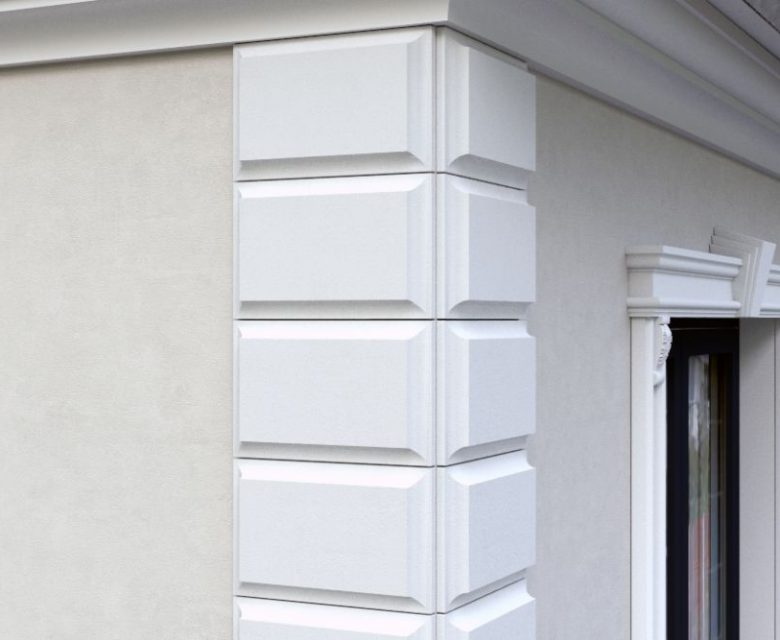 Fassade Bossensteine "Warschau" Stuckversand.com