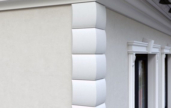 Bossensteine quadratisch Fassade "Sofia" Stuckversand.com