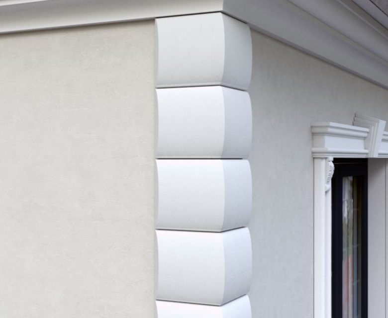 Bossensteine quadratisch Fassade "Sofia" Stuckversand.com