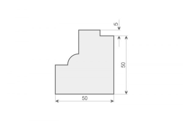 Bossensteine Stuckprofil 5cm Stuckversand.com 8