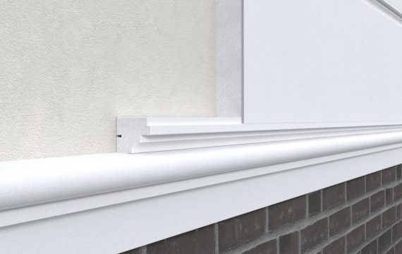 Bossensteine Stuckprofil "Lyon" 5cm Stuckversand.com 5