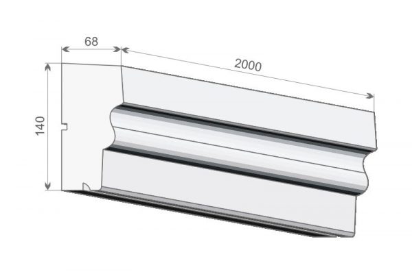 Fensterbank Gesimse "Palermo" Styropor Stuckversand.com 7