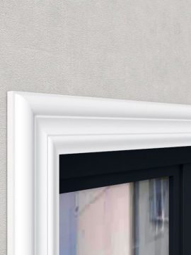 Flache Stuckleiste Wand Fassade Stuckversand.com 7