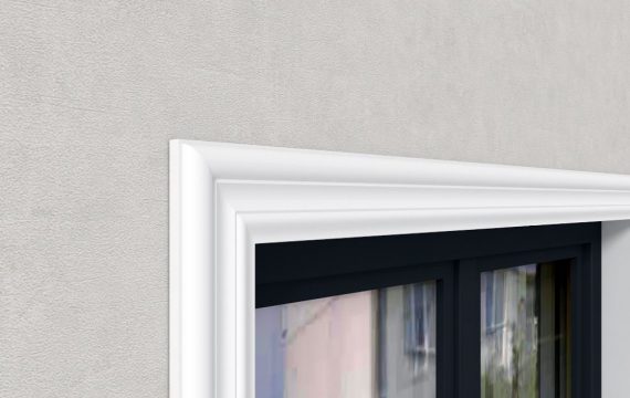 Flache Stuckleiste Wand Fassade Stuckversand.com 7