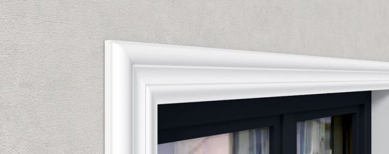 Flache Stuckleiste Wand Fassade Stuckversand.com 7