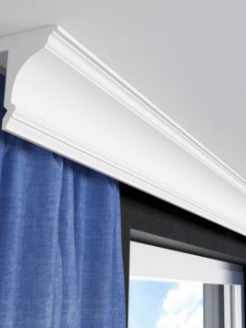 Gardinenblende Stuckleiste Styropor Stuckversand.com