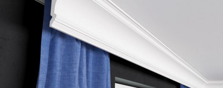 Gardinenblende Stuckleiste Styropor Stuckversand.com