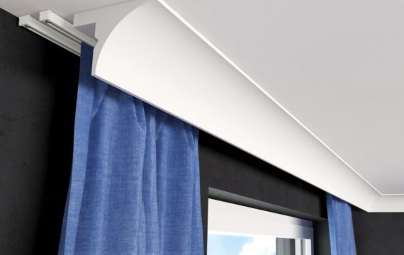 Gardinenblende Stuck "Mailand" Stuckversand.com