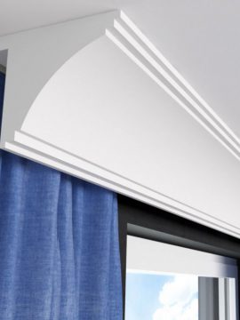 Gardinenblende Oslo Stuckleiste Stuckversand.com