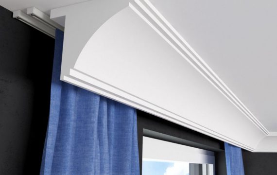 Gardinenblende Oslo Stuckleiste Stuckversand.com