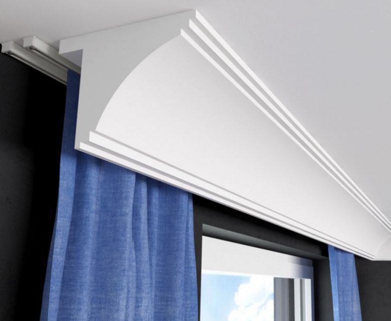 Gardinenblende Oslo Stuckleiste Stuckversand.com