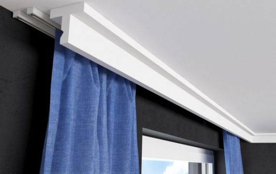 Gardinenverkleidung Stuckleiste "Barcelona" Stuckversand.com