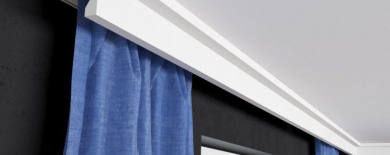 Gardinenverkleidung Stuckleiste "Barcelona" Stuckversand.com