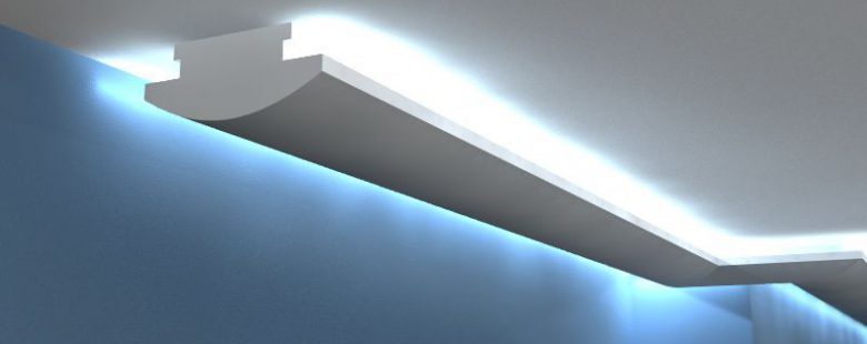 LED-Stuckleiste "Belgrad" Styropor Stuckversand.com