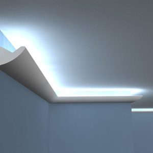 Indirekte und direkte Beleuchtung von Wand / Decke mit LED