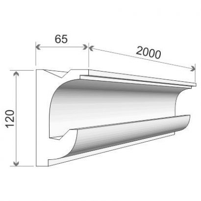 LED-Stuckleiste "Brisbane" Stuckversand.com