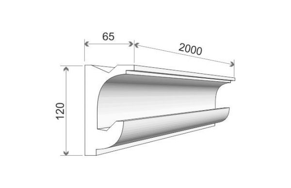 LED-Stuckleiste "Brisbane" Stuckversand.com