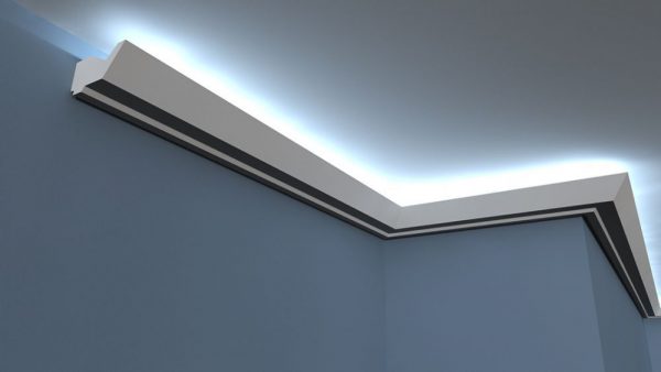 LED Stuckleiste "Düsseldorf" Styropor Stuckversand.com