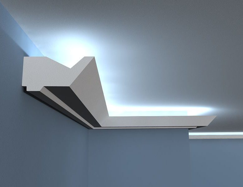 LED Stuckleiste "Düsseldorf" Styropor Stuckversand.com