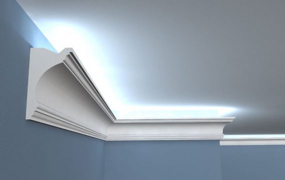 LED-Stuckleiste "Essen" aus Styropor Stuckversand.com