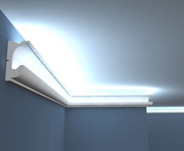 LED-Stuckleiste Styropor "Kiew" Stuckversand.com