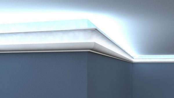 LED-Stuckleiste Styropor "Kiew" Stuckversand.com