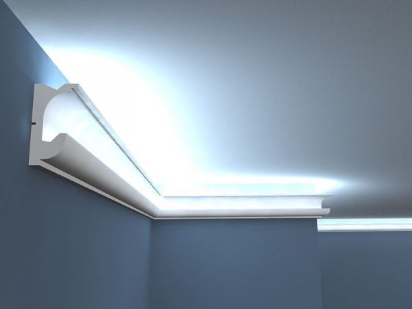 LED-Stuckleiste Styropor "Kiew" Stuckversand.com