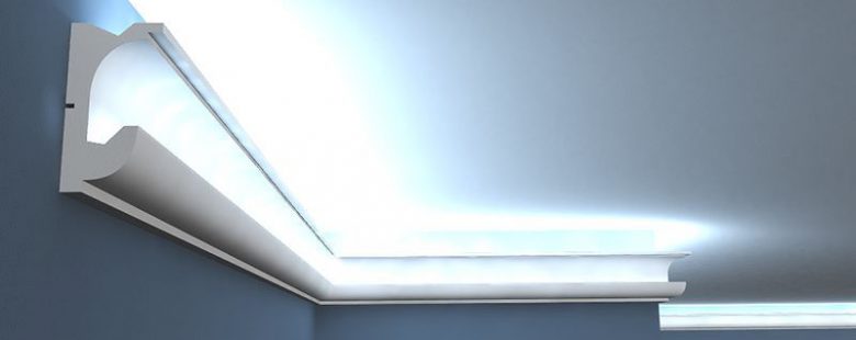 LED-Stuckleiste Styropor "Kiew" Stuckversand.com