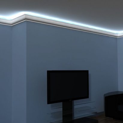 LED-Stuckleiste "London" aus Styropor Stuckversand.com