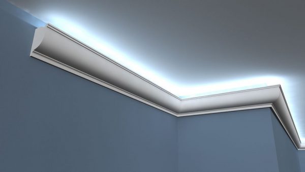 LED-Stuckleiste "London" aus Styropor Stuckversand.com