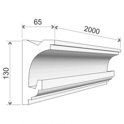 LED-Stuckleiste "Nikosia" Stuckversand.com