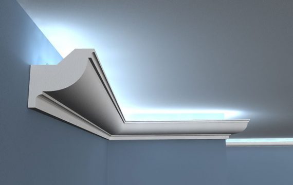 LED-Stuckleiste "Paris" Styropor Stuckversand.com