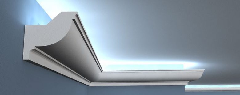 LED-Stuckleiste "Paris" Styropor Stuckversand.com