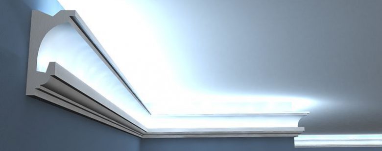 LED-Stuckleiste "Perth" Styropor Stuckversand.com