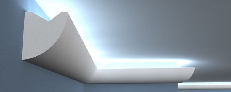 LED Stuckprofil "Athen" Styrorpor Stuckversand.com