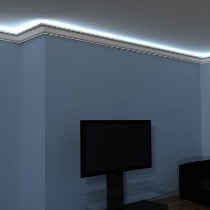 LED-Stuckprofil "Breslau" aus Styropor Stuckversand.com