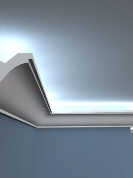 LED-Stuckprofil "Breslau" aus Styropor Stuckversand.com