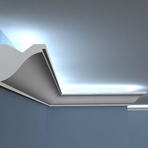 LED-Stuckprofil "Breslau" aus Styropor Stuckversand.com