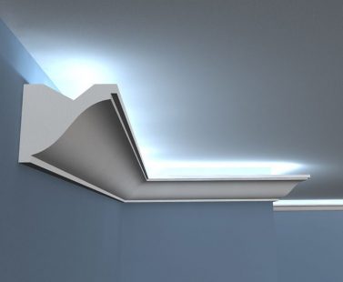 LED-Stuckprofil "Breslau" aus Styropor Stuckversand.com