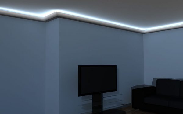 LED-Stuckprofil "Dortmund" Stuckversand.com