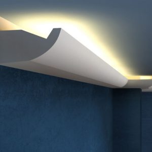 LED Stuckprofil für indirekte Beleuchtung GKL2040-i imprägniert
