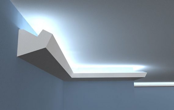 LED-Stuckprofil "Kopenhagen" Stuckversand.com