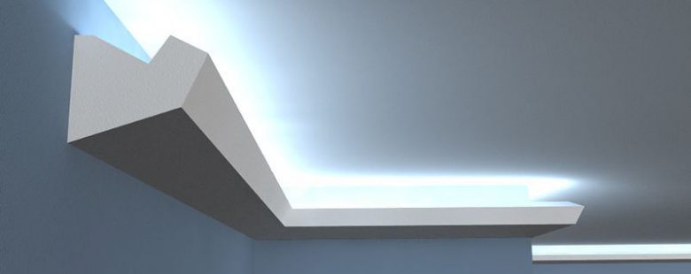 LED-Stuckprofil "Kopenhagen" Stuckversand.com