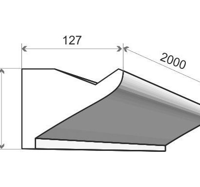 LED-Stuckprofil "Riga" Stuckversand.com