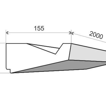 LED-Stuckprofil "Leipzig" aus Styropor Stuckversand.com