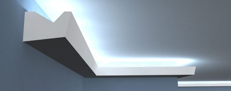 LED-Stuckprofil Styropor "Stuttgart" bei Stuckversand.com