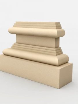 Pilaster Sockel "Köln" 30cm breit Stuckversand.com 2